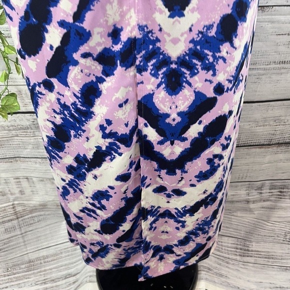 Laundry Shelli Segal Skirt size Medium Purple Blue Long Maxi Peasant Boho Hippie - Picture 11 of 16